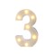 Kitcheniva Light Up Letter Number Symbol LED Stand Decoration